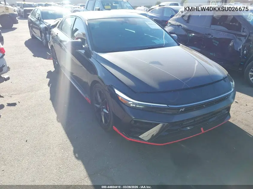 2025 Hyundai Elantra N VIN: KMHLW4DKXSU026675 Lot: 44684418
