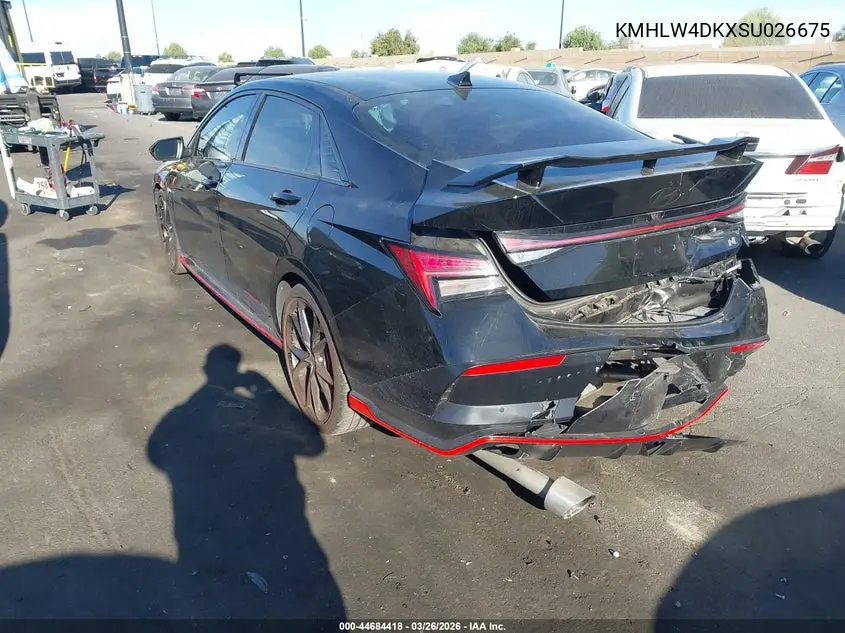 2025 Hyundai Elantra N VIN: KMHLW4DKXSU026675 Lot: 44684418
