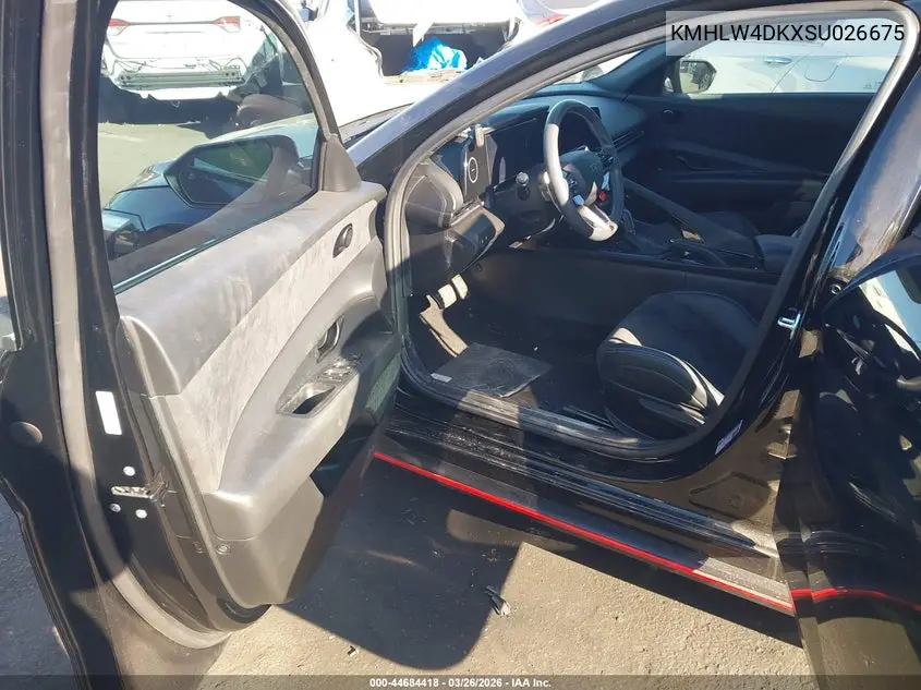 2025 Hyundai Elantra N VIN: KMHLW4DKXSU026675 Lot: 44684418