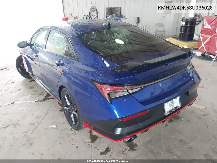 2025 Hyundai Elantra N VIN: KMHLW4DK5SU036028 Lot: 44759616