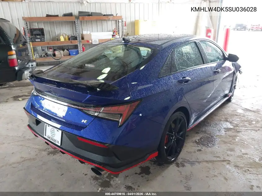2025 Hyundai Elantra N VIN: KMHLW4DK5SU036028 Lot: 44759616