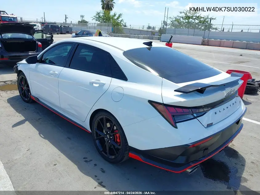 2025 Hyundai Elantra N VIN: KMHLW4DK7SU030022 Lot: 44947214