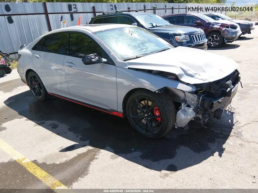 2025 Hyundai Elantra N VIN: KMHLW4DK8SU026044 Lot: 45005340