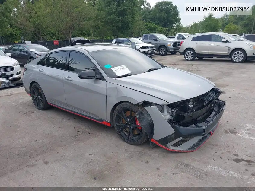 2025 Hyundai Elantra N VIN: KMHLW4DK8SU027954 Lot: 45155843