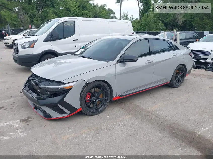 2025 Hyundai Elantra N VIN: KMHLW4DK8SU027954 Lot: 45155843