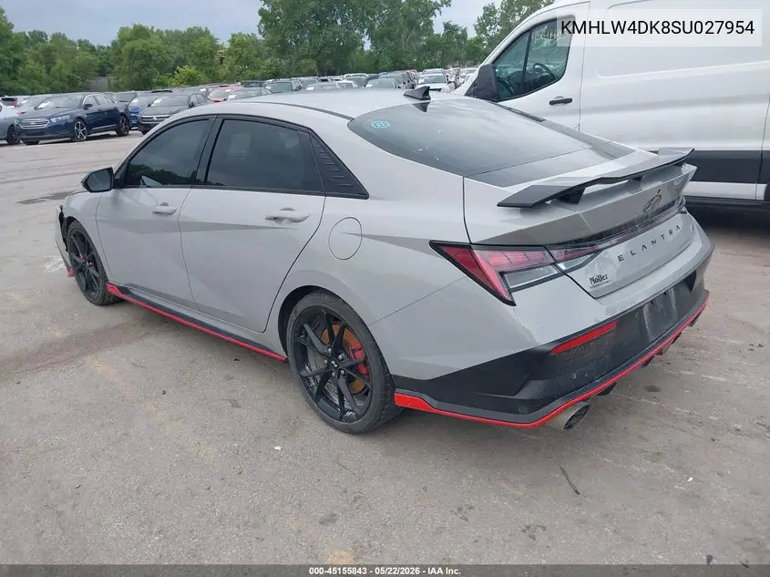 2025 Hyundai Elantra N VIN: KMHLW4DK8SU027954 Lot: 45155843