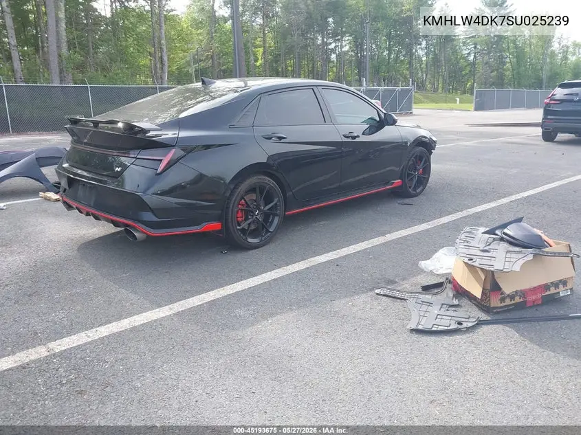 2025 Hyundai Elantra N VIN: KMHLW4DK7SU025239 Lot: 45193675