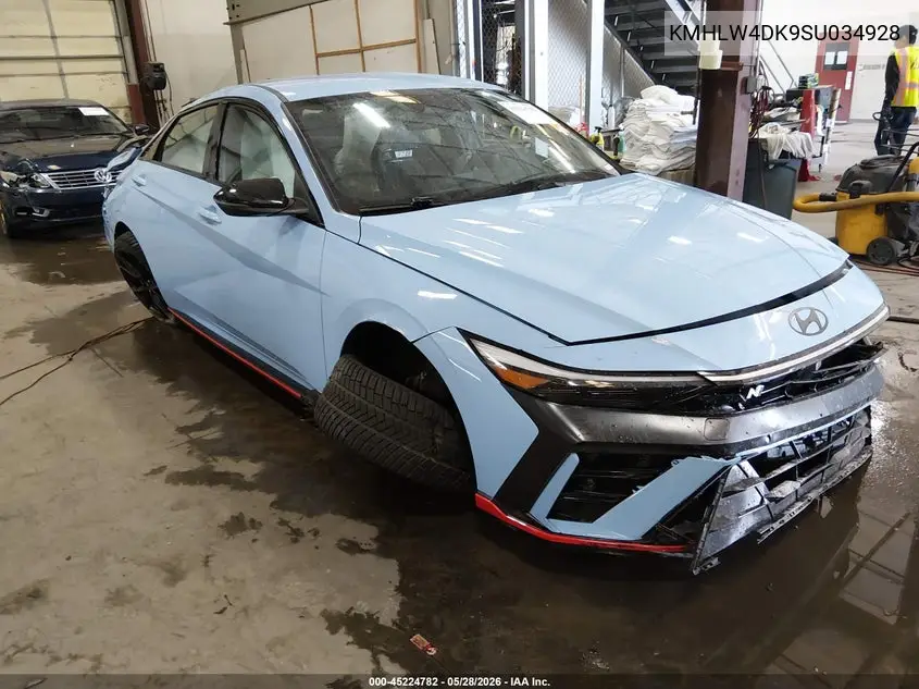 2025 Hyundai Elantra N VIN: KMHLW4DK9SU034928 Lot: 45224782