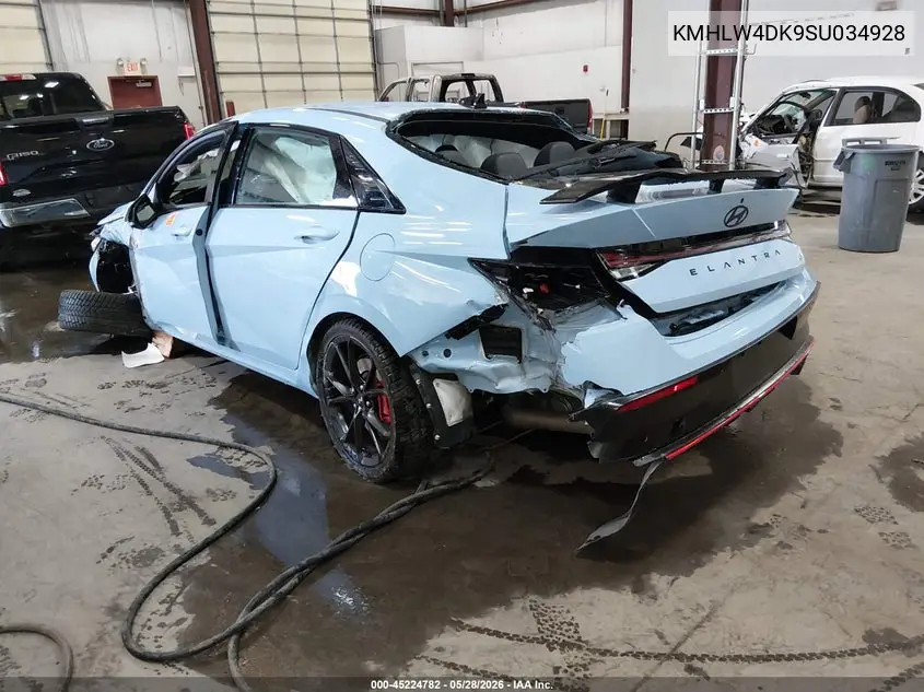 2025 Hyundai Elantra N VIN: KMHLW4DK9SU034928 Lot: 45224782