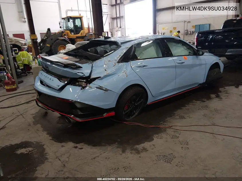 2025 Hyundai Elantra N VIN: KMHLW4DK9SU034928 Lot: 45224782