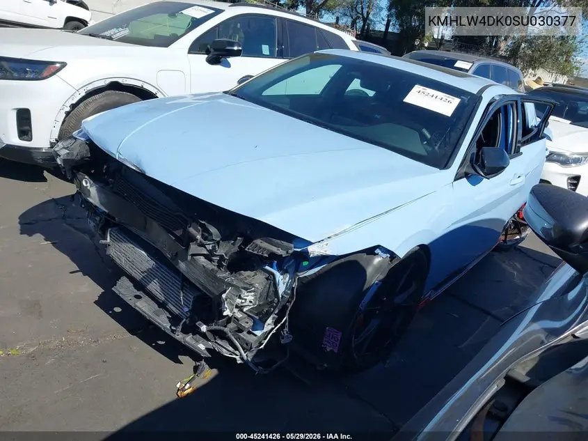 2025 Hyundai Elantra N VIN: KMHLW4DK0SU030377 Lot: 45241426