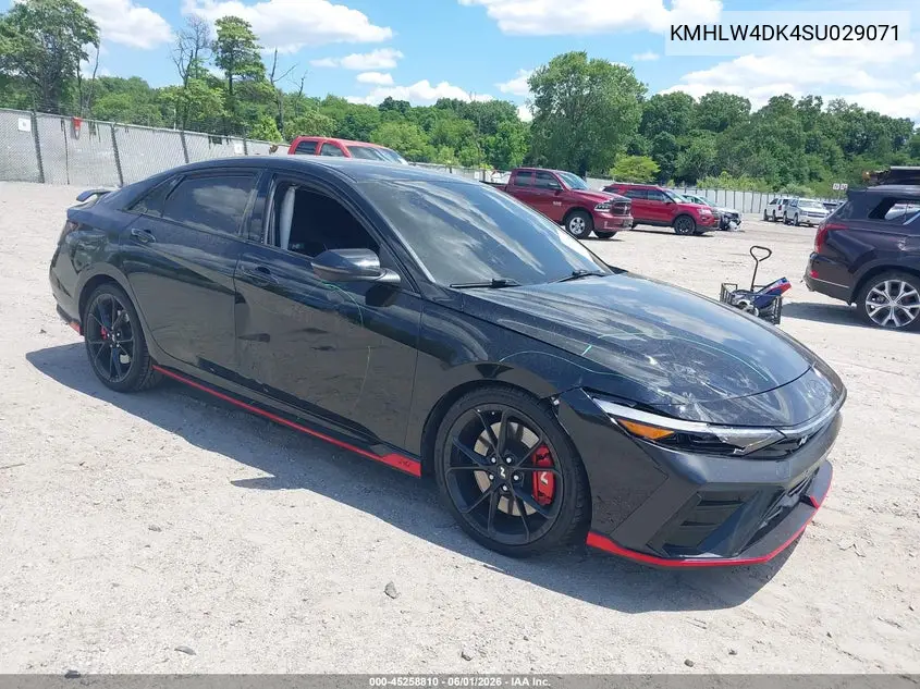 2025 Hyundai Elantra N VIN: KMHLW4DK4SU029071 Lot: 45258810