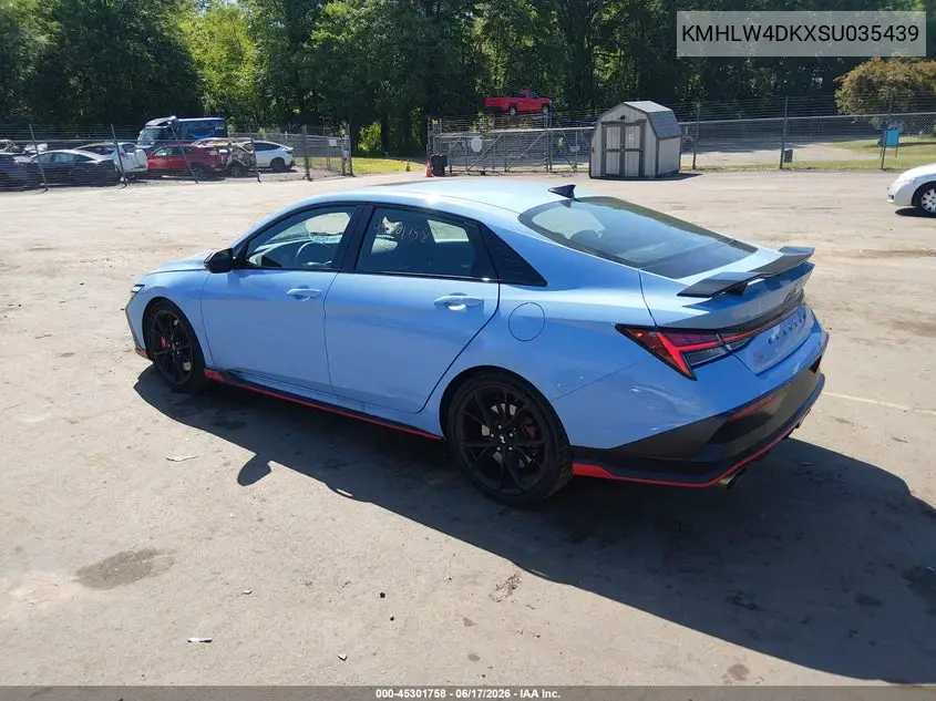 2025 Hyundai Elantra N VIN: KMHLW4DKXSU035439 Lot: 45301758