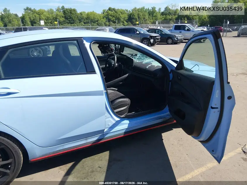 2025 Hyundai Elantra N VIN: KMHLW4DKXSU035439 Lot: 45301758