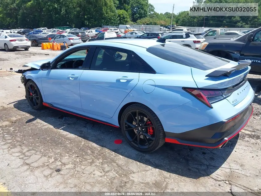 2025 Hyundai Elantra N VIN: KMHLW4DKXSU032055 Lot: 45316578
