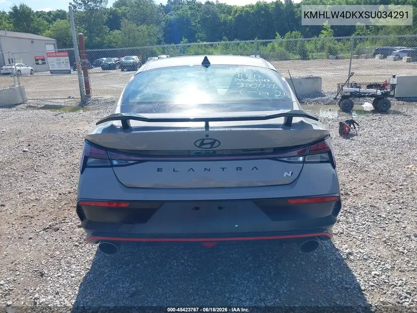 2025 Hyundai Elantra N VIN: KMHLW4DKXSU034291 Lot: 45423767