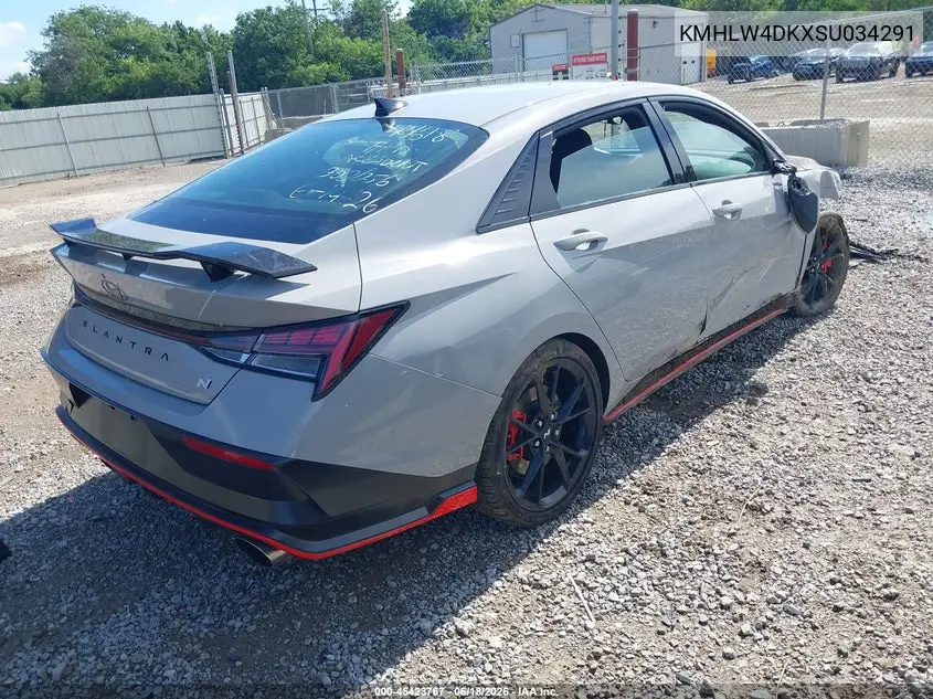 2025 Hyundai Elantra N VIN: KMHLW4DKXSU034291 Lot: 45423767