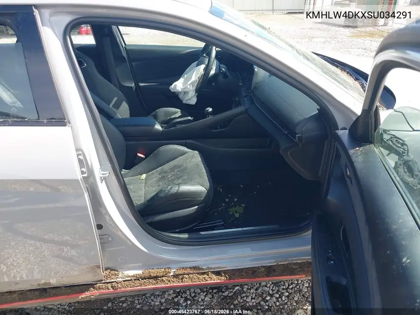 2025 Hyundai Elantra N VIN: KMHLW4DKXSU034291 Lot: 45423767