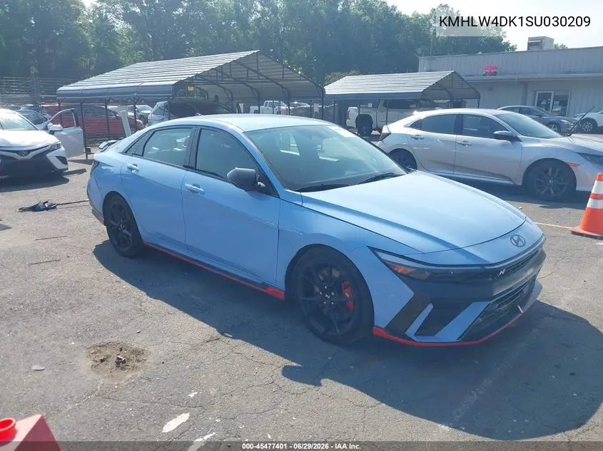 2025 Hyundai Elantra N VIN: KMHLW4DK1SU030209 Lot: 45477401