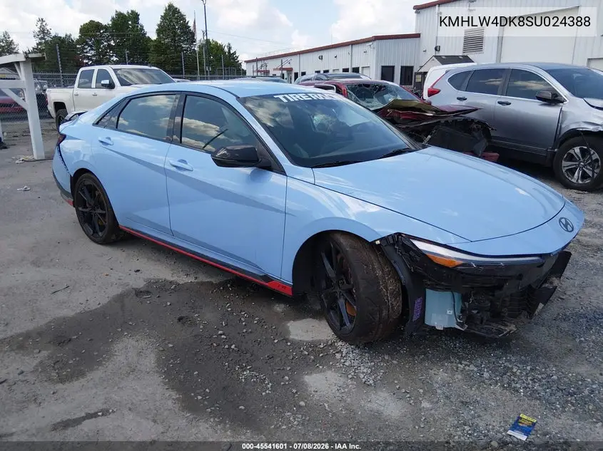 2025 Hyundai Elantra N VIN: KMHLW4DK8SU024388 Lot: 45541601