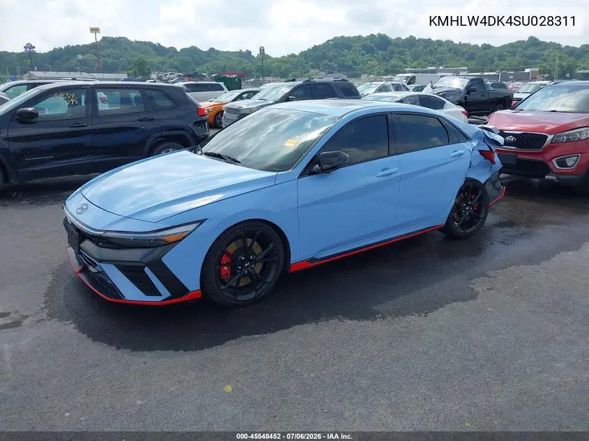 2025 Hyundai Elantra N VIN: KMHLW4DK4SU028311 Lot: 45548452