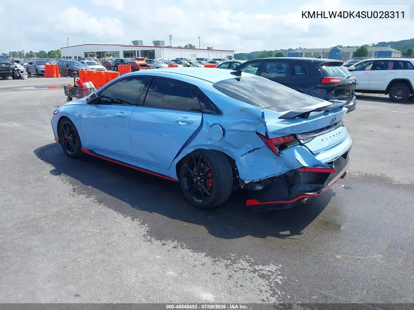 2025 Hyundai Elantra N VIN: KMHLW4DK4SU028311 Lot: 45548452