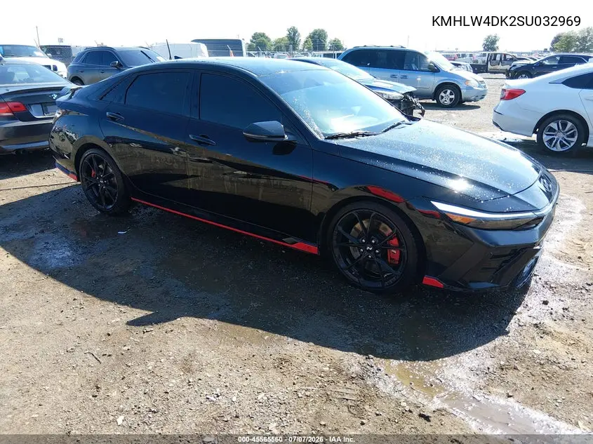 2025 Hyundai Elantra N VIN: KMHLW4DK2SU032969 Lot: 45565560