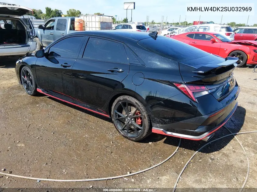 2025 Hyundai Elantra N VIN: KMHLW4DK2SU032969 Lot: 45565560