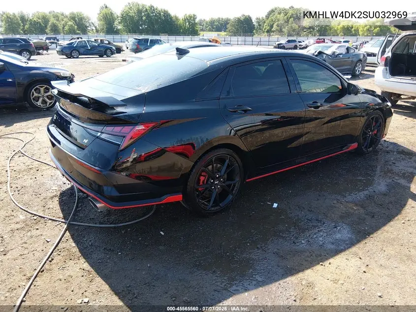 2025 Hyundai Elantra N VIN: KMHLW4DK2SU032969 Lot: 45565560