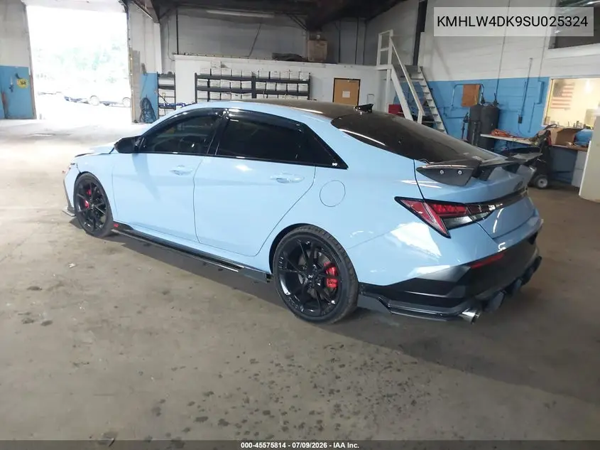 2025 Hyundai Elantra N VIN: KMHLW4DK9SU025324 Lot: 45575814