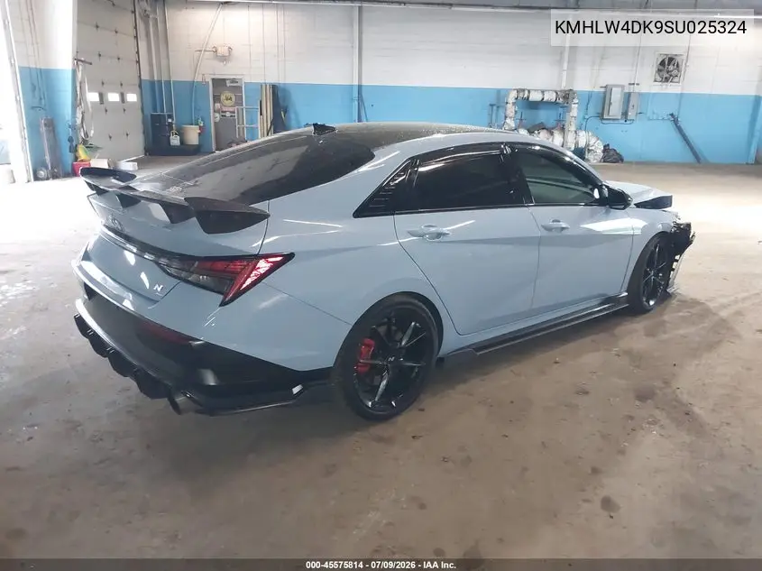 2025 Hyundai Elantra N VIN: KMHLW4DK9SU025324 Lot: 45575814