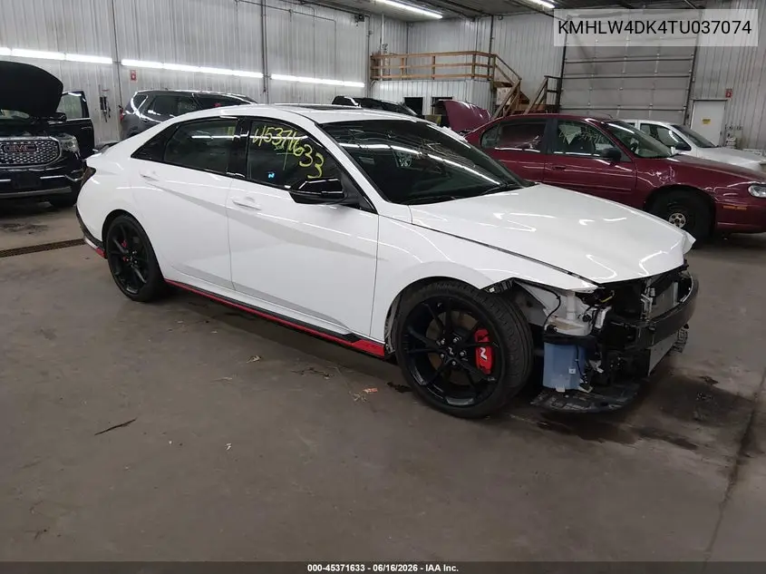 2026 Hyundai Elantra N VIN: KMHLW4DK4TU037074 Lot: 45371633