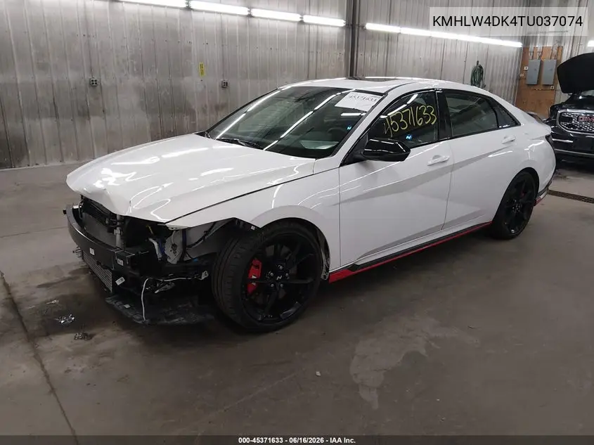 2026 Hyundai Elantra N VIN: KMHLW4DK4TU037074 Lot: 45371633