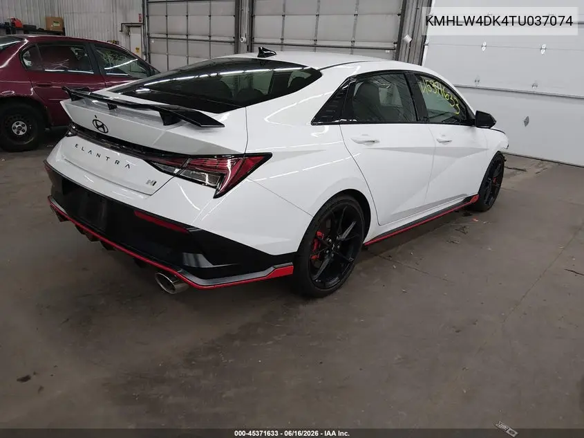 2026 Hyundai Elantra N VIN: KMHLW4DK4TU037074 Lot: 45371633