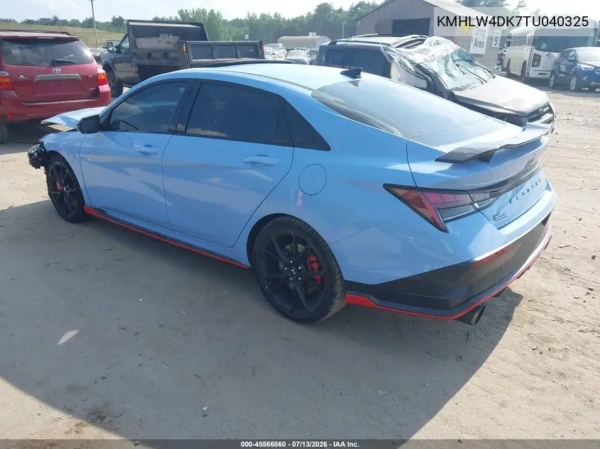 2026 Hyundai Elantra N VIN: KMHLW4DK7TU040325 Lot: 45566860