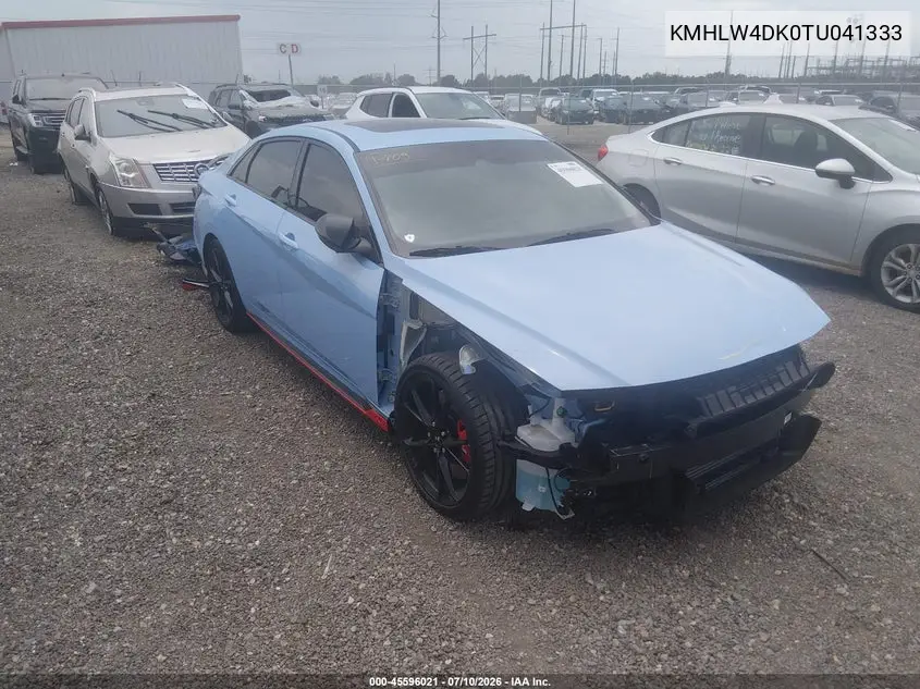 2026 Hyundai Elantra N VIN: KMHLW4DK0TU041333 Lot: 45596021