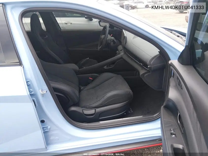 2026 Hyundai Elantra N VIN: KMHLW4DK0TU041333 Lot: 45596021