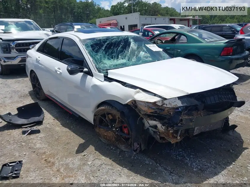 2026 Hyundai Elantra N VIN: KMHLW4DK1TU037193 Lot: 45620901