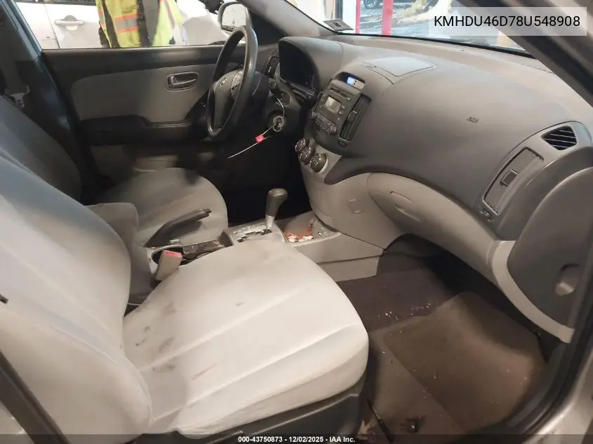 KMHDU46D78U548908 2008 Hyundai Elantra Gls/Se