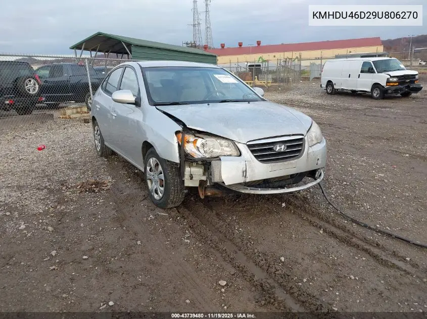 KMHDU46D29U806270 2009 Hyundai Elantra Gls