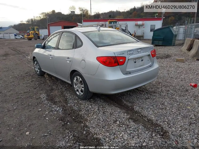 KMHDU46D29U806270 2009 Hyundai Elantra Gls