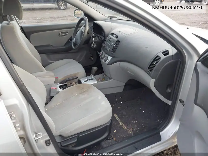 KMHDU46D29U806270 2009 Hyundai Elantra Gls