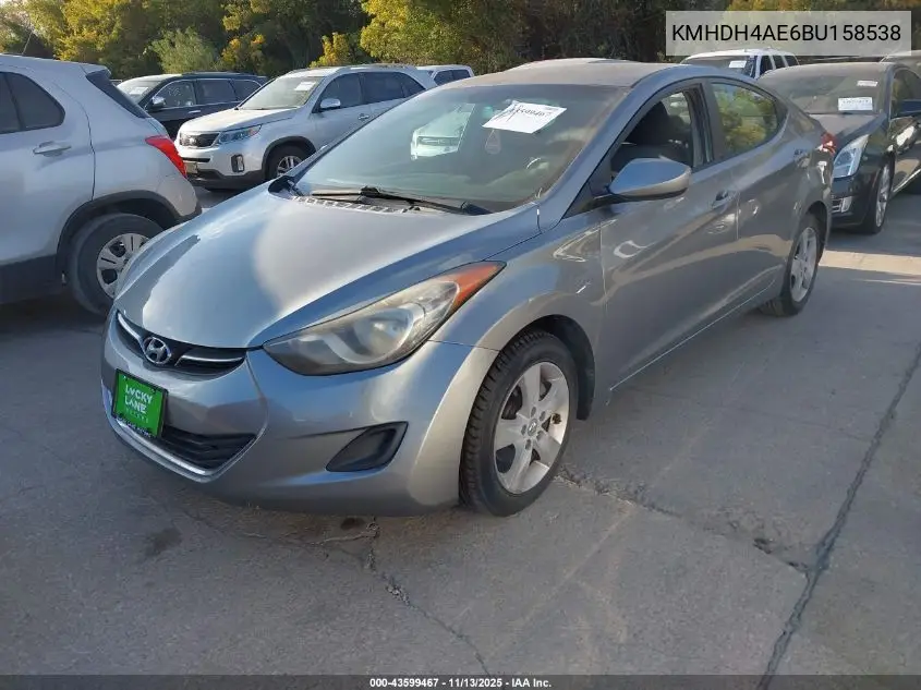 KMHDH4AE6BU158538 2011 Hyundai Elantra Gls (Ulsan Plant)