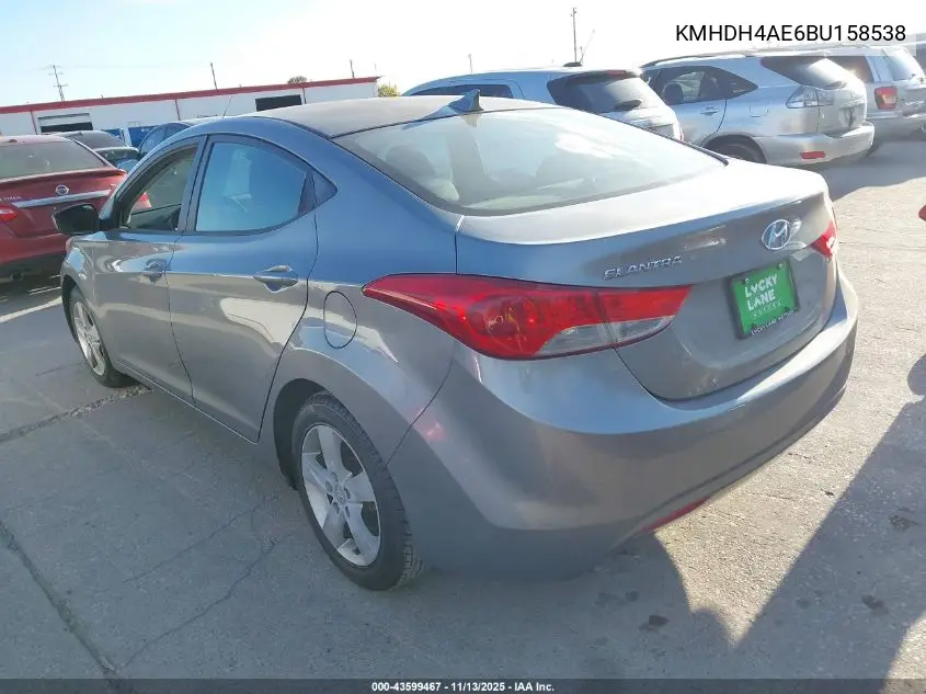 KMHDH4AE6BU158538 2011 Hyundai Elantra Gls (Ulsan Plant)