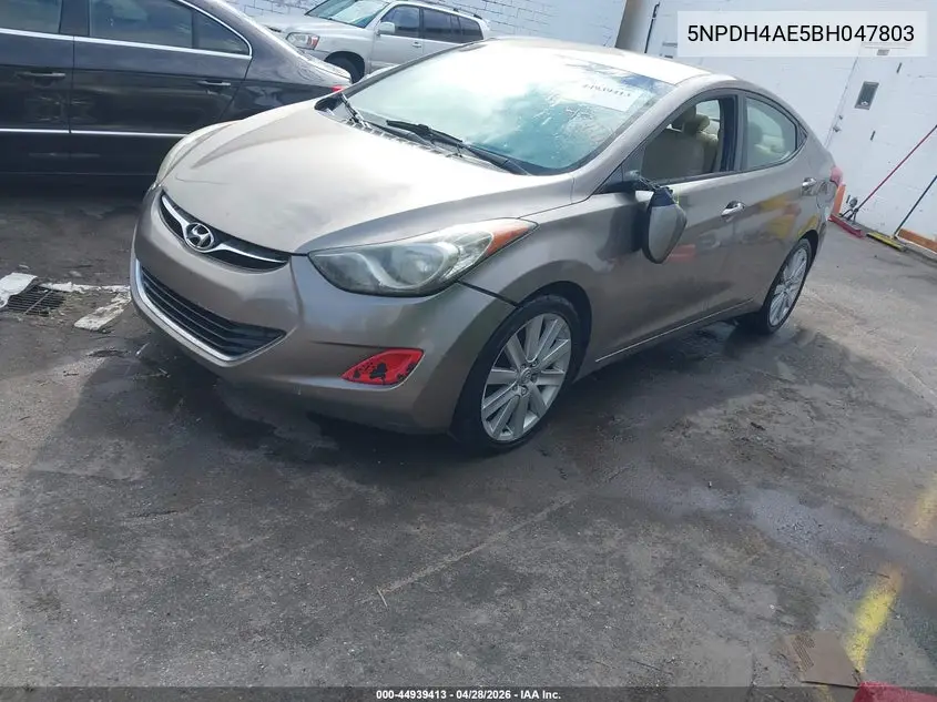 5NPDH4AE5BH047803 2011 Hyundai Elantra Gls
