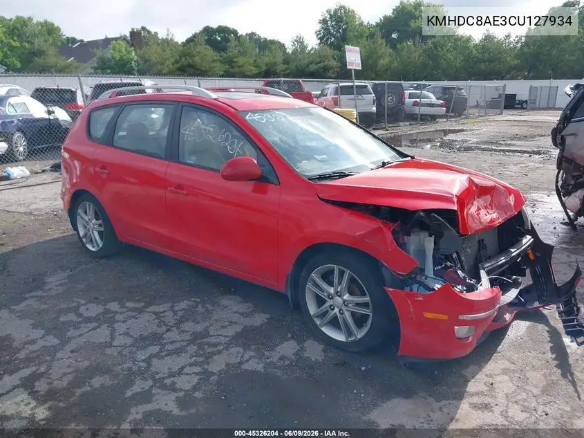 2012 Hyundai Elantra Touring Se VIN: KMHDC8AE3CU127934 Lot: 45326204