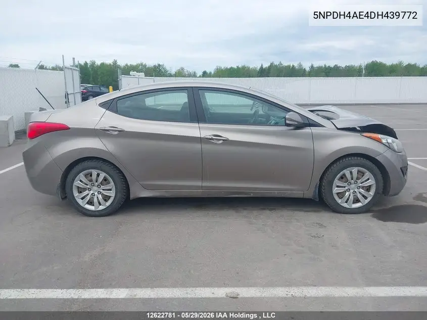2013 Hyundai Elantra Limited VIN: 5NPDH4AE4DH439772 Lot: 12622781