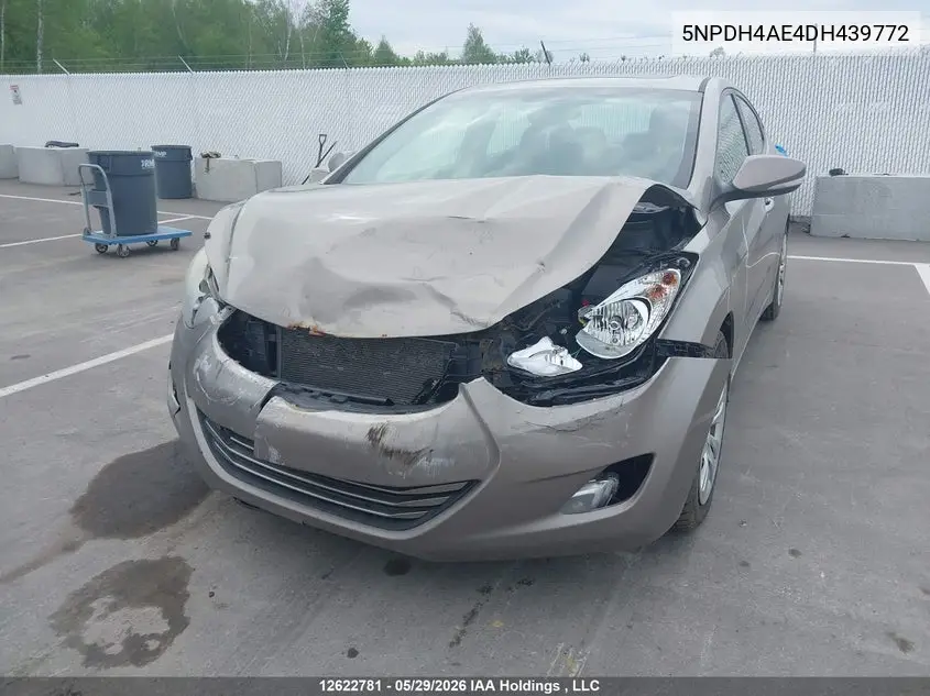 2013 Hyundai Elantra Limited VIN: 5NPDH4AE4DH439772 Lot: 12622781