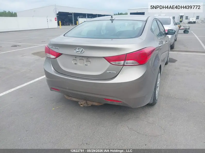 2013 Hyundai Elantra Limited VIN: 5NPDH4AE4DH439772 Lot: 12622781