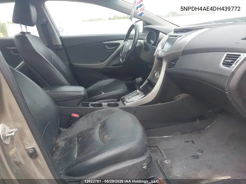 2013 Hyundai Elantra Limited VIN: 5NPDH4AE4DH439772 Lot: 12622781